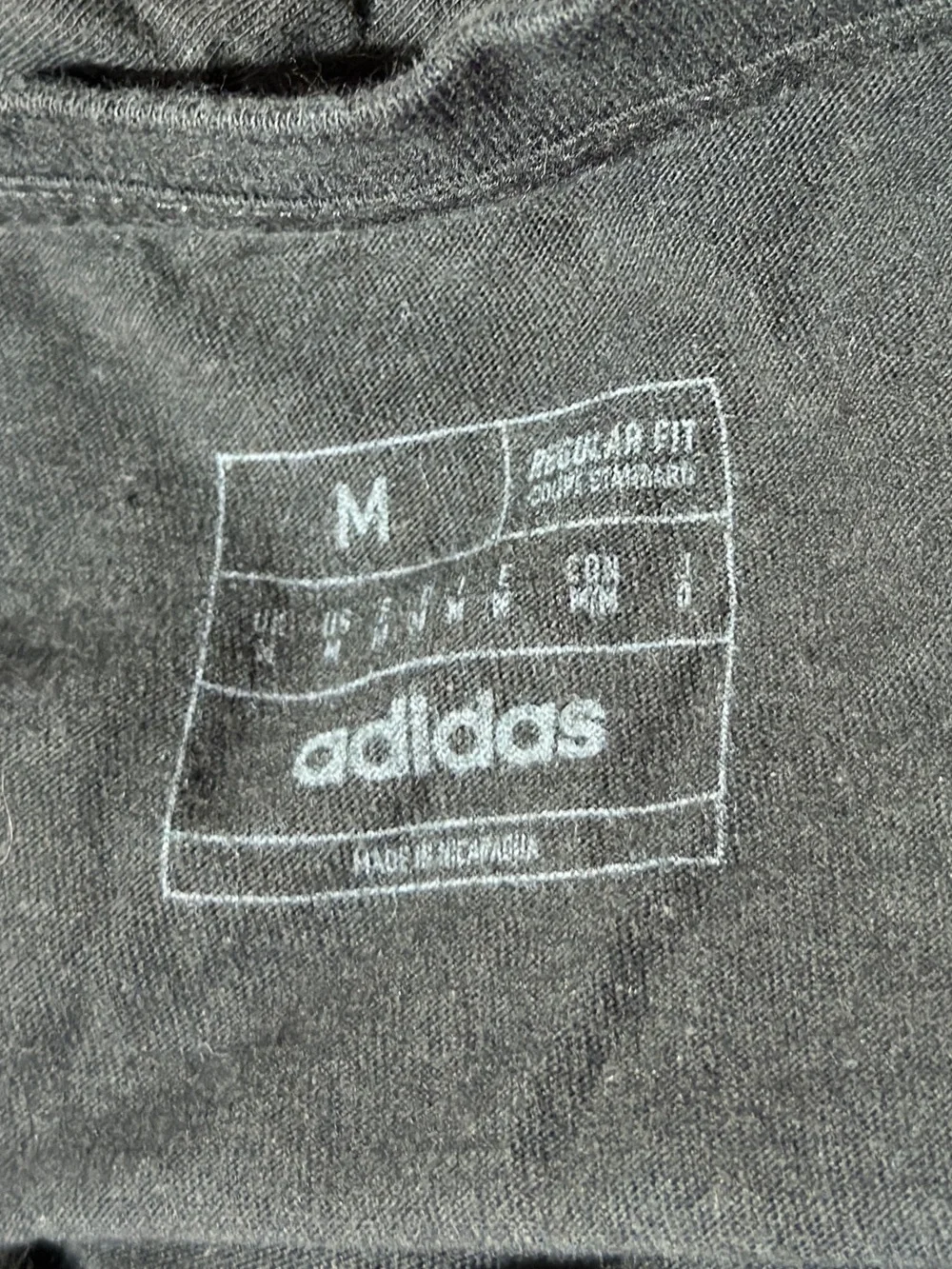 adidas Black Wreck 'Em Tech Graphic Tee with Red Accents